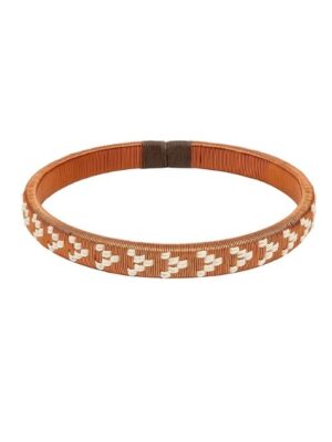 Pulsera de Werregue Cobre y Blanco – Unisex, Ajustable