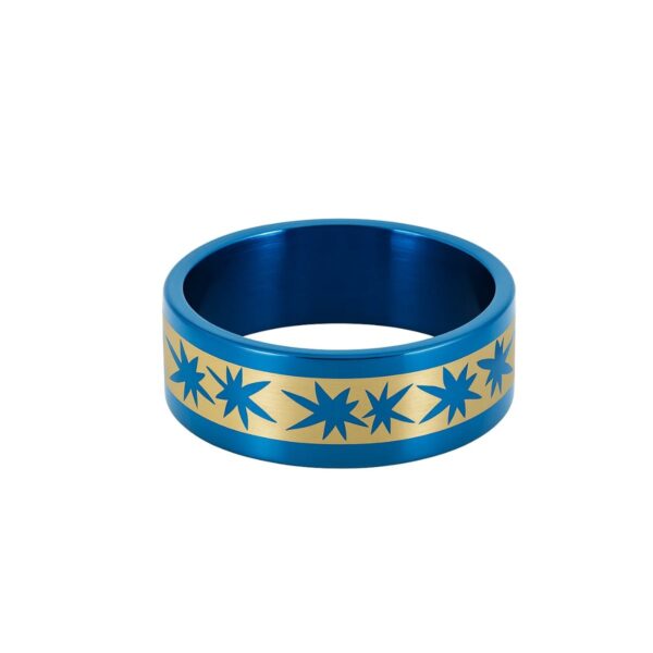 anillo de acero azul protección energética anillo de acero azul protección energética