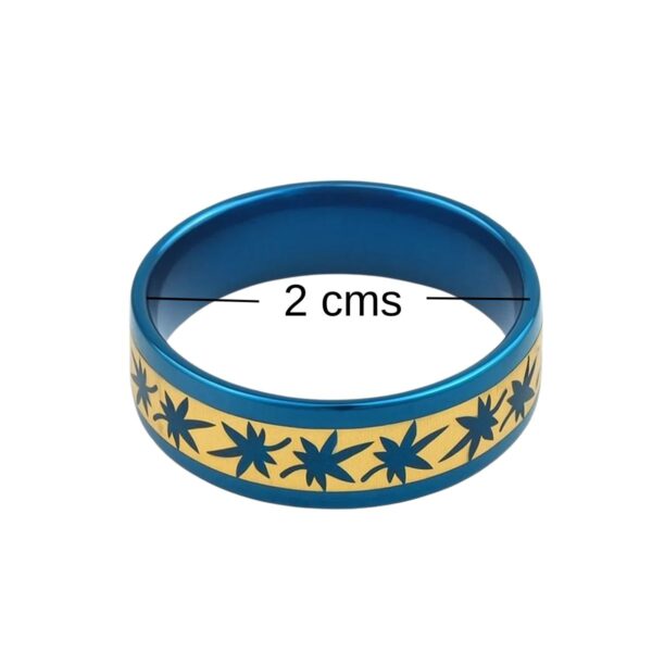 anillo de acero azul protección energética anillo de acero azul protección energética