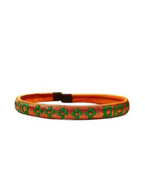 Pulsera de Cobre con Werregue Verde Geométrico – Protección y Equilibrio Ancestral
